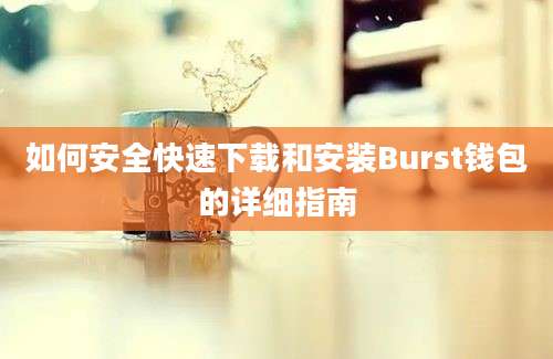 如何安全快速下载和安装Burst钱包的详细指南