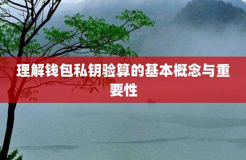 理解钱包私钥验算的基本概念与重要性