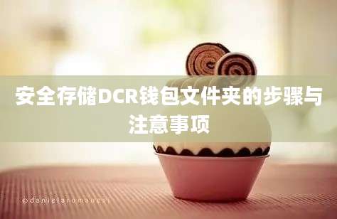 安全存储DCR钱包文件夹的步骤与注意事项