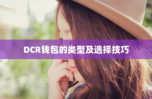 DCR钱包的类型及选择技巧