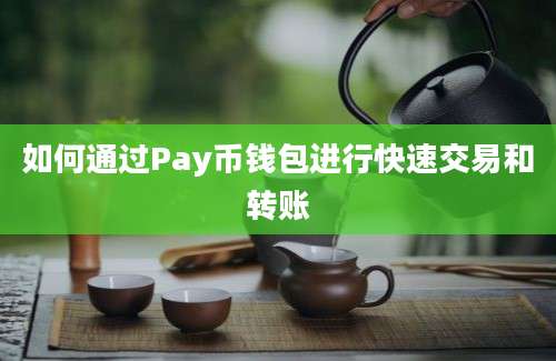 如何通过Pay币钱包进行快速交易和转账