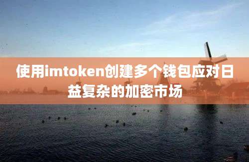 使用imtoken创建多个钱包应对日益复杂的加密市场