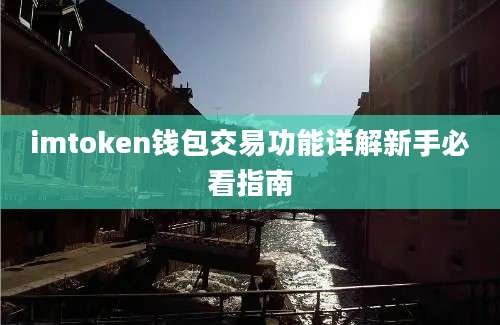 imtoken钱包交易功能详解新手必看指南