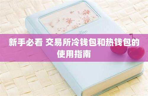 新手必看 交易所冷钱包和热钱包的使用指南