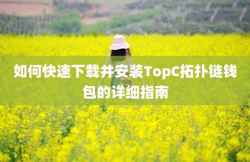 如何快速下载并安装TopC拓扑链钱包的详细指南